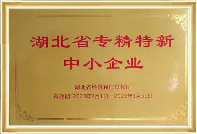 湖北省專精特新中小企業(yè)